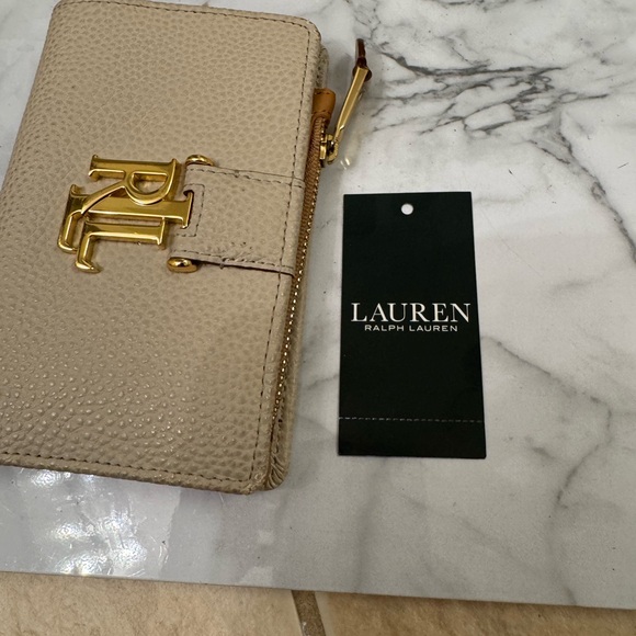 Ralph Lauren Cream and Gold Wallet - Picture 7 of 11